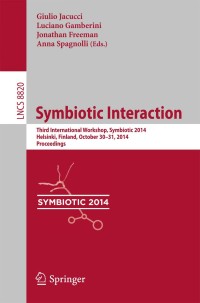 Cover image: Symbiotic Interaction 9783319134994