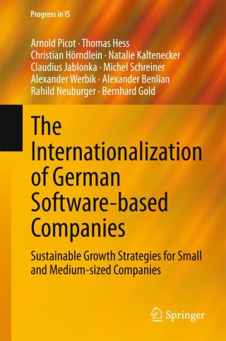 Imagen de portada: The Internationalization of German Software-based Companies 9783319135472