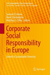 Cover image: Corporate Social Responsibility in Europe 9783319135656