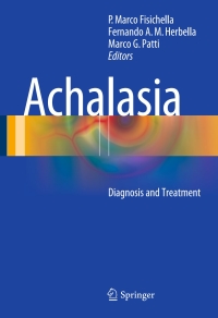 Cover image: Achalasia 9783319135687