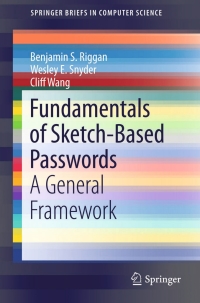 Cover image: Fundamentals of Sketch-Based Passwords 9783319136288