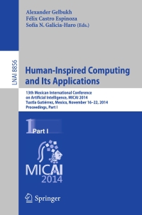 Imagen de portada: Human-Inspired Computing and its Applications 9783319136462