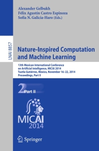 Cover image: Nature-Inspired Computation and Machine Learning 9783319136493
