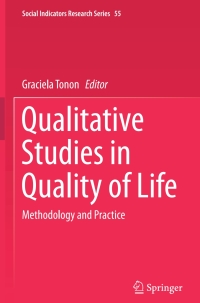 表紙画像: Qualitative Studies in Quality of Life 9783319137780