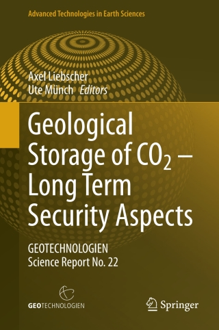 Cover image: Geological Storage of CO2 – Long Term Security Aspects 9783319139296
