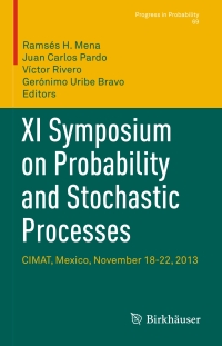 Imagen de portada: XI Symposium on Probability and Stochastic Processes 9783319139838