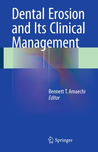 Cover image: Dental Erosion and Its Clinical Management 9783319139920