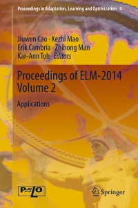 Cover image: Proceedings of ELM-2014 Volume 2 9783319140650