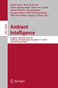 Cover image: Ambient Intelligence 9783319141114