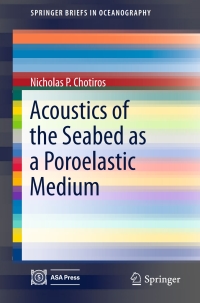 Cover image: Acoustics of the Seabed as a Poroelastic Medium 9783319142760