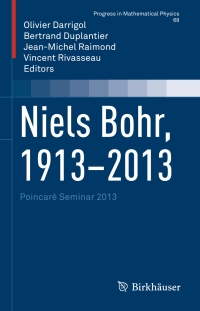 Imagen de portada: Niels Bohr, 1913-2013 9783319143156