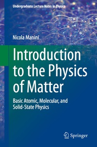 Cover image: Introduction to the Physics of Matter 9783319143811