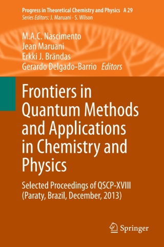 Omslagafbeelding: Frontiers in Quantum Methods and Applications in Chemistry and Physics 9783319143965