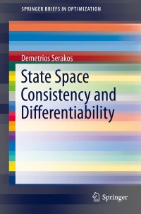 Cover image: State Space Consistency and Differentiability 9783319144689
