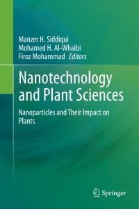 Cover image: Nanotechnology and Plant Sciences 9783319145013