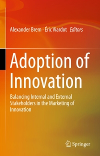 Cover image: Adoption of Innovation 9783319145228