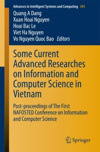 Titelbild: Some Current Advanced Researches on Information and Computer Science in Vietnam 9783319146324