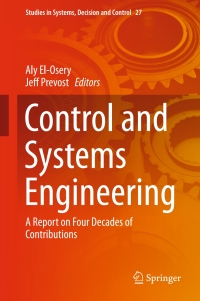 Imagen de portada: Control and Systems Engineering 9783319146355