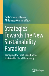 Cover image: Strategies Towards the New Sustainability Paradigm 9783319146980