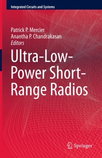 Titelbild: Ultra-Low-Power Short-Range Radios 9783319147130