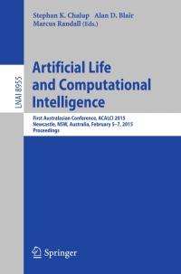 Imagen de portada: Artificial Life and Computational Intelligence 9783319148021