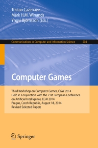 Cover image: Computer Games 9783319149226