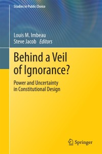 Cover image: Behind a Veil of Ignorance? 9783319149523