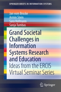 Cover image: Grand Societal Challenges in Information Systems Research and Education 9783319150260