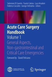 Imagen de portada: Acute Care Surgery Handbook 9783319153407