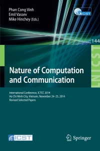 Cover image: Nature of Computation and Communication 9783319153919