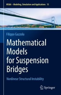 Cover image: Mathematical Models for Suspension Bridges 9783319154336