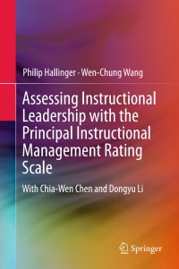 Cover image: Assessing Instructional Leadership with the Principal Instructional Management Rating Scale 9783319155326