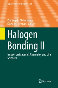 Cover image: Halogen Bonding II 9783319157313
