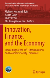 Cover image: Innovation, Finance, and the Economy 9783319158792