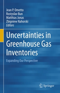 Cover image: Uncertainties in Greenhouse Gas Inventories 9783319159003