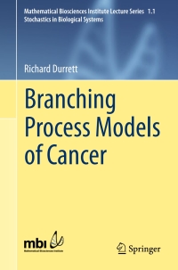 Imagen de portada: Branching Process Models of Cancer 9783319160641