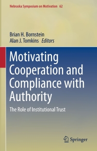 Imagen de portada: Motivating Cooperation and Compliance with Authority 9783319161501