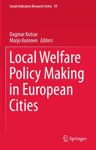 Cover image: Local Welfare Policy Making in European Cities 9783319161624