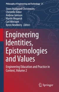 Titelbild: Engineering Identities, Epistemologies and Values 9783319161716