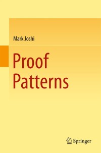 Cover image: Proof Patterns 9783319162492