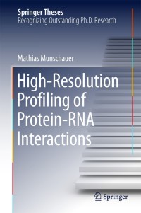 Imagen de portada: High-Resolution Profiling of Protein-RNA Interactions 9783319162522