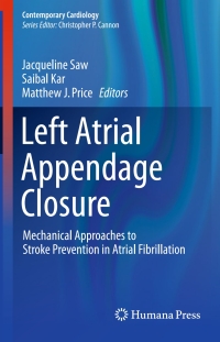 Cover image: Left Atrial Appendage Closure 9783319162799