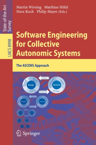Cover image: Software Engineering for Collective Autonomic Systems 9783319163093