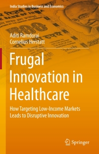 Cover image: Frugal Innovation in Healthcare 9783319163352