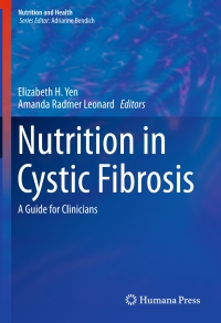 صورة الغلاف: Nutrition in Cystic Fibrosis 9783319163864