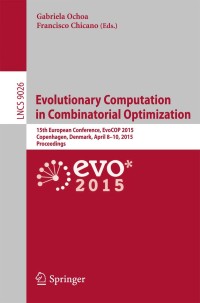 Imagen de portada: Evolutionary Computation in Combinatorial Optimization 9783319164670