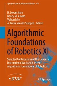 Cover image: Algorithmic Foundations of Robotics XI 9783319165943