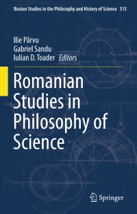Immagine di copertina: Romanian Studies in Philosophy of Science 9783319166544