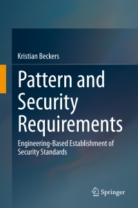 Cover image: Pattern and Security Requirements 9783319166636