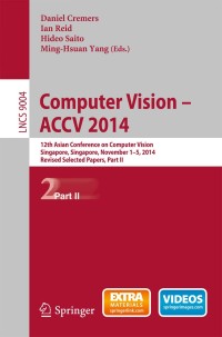Cover image: Computer Vision -- ACCV 2014 9783319168074